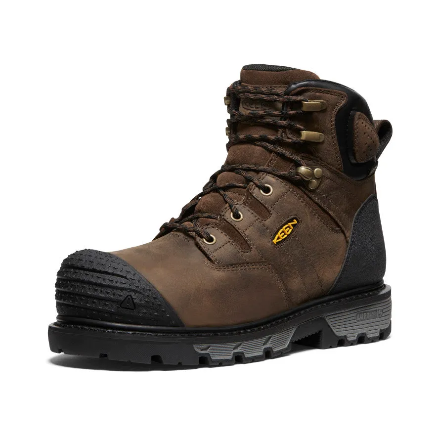 Men's CSA Camden 6" Waterproof Boot (Carbon Toe) | Dark Earth/Black sold by Keen product image thumbnail 3