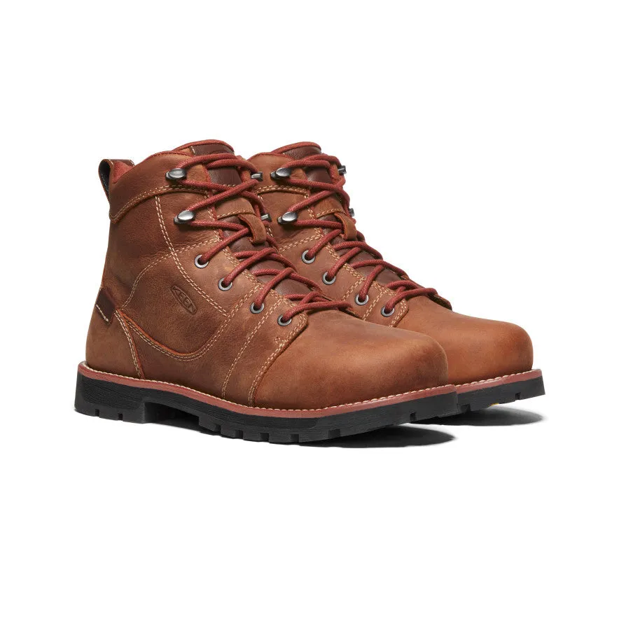 Women's Seattle 6" Waterproof Boot (Aluminum Toe) | Gingerbread/Black sold by Keen product image thumbnail 2
