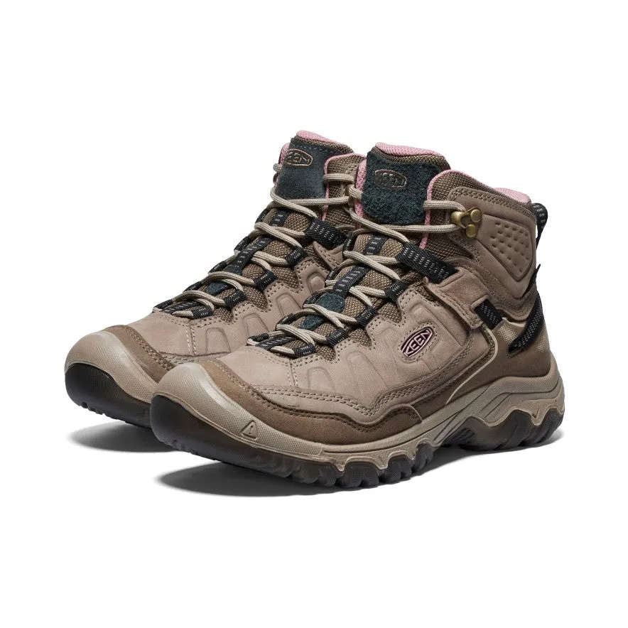 Women's Targhee IV Waterproof Hiking Boot | Brindle/Nostalgia Rose sold by Keen product image thumbnail 2