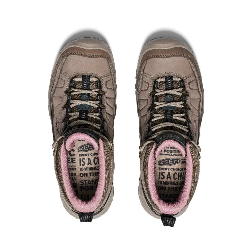 Women's Targhee IV Waterproof Hiking Boot | Brindle/Nostalgia Rose sold by Keen product image thumbnail 4