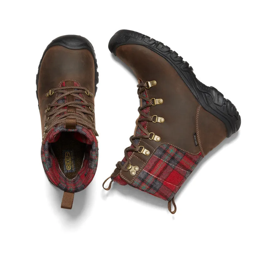 Women's Greta Waterproof Boot | Dark Brown/Red Plaid sold by Keen product image thumbnail 4