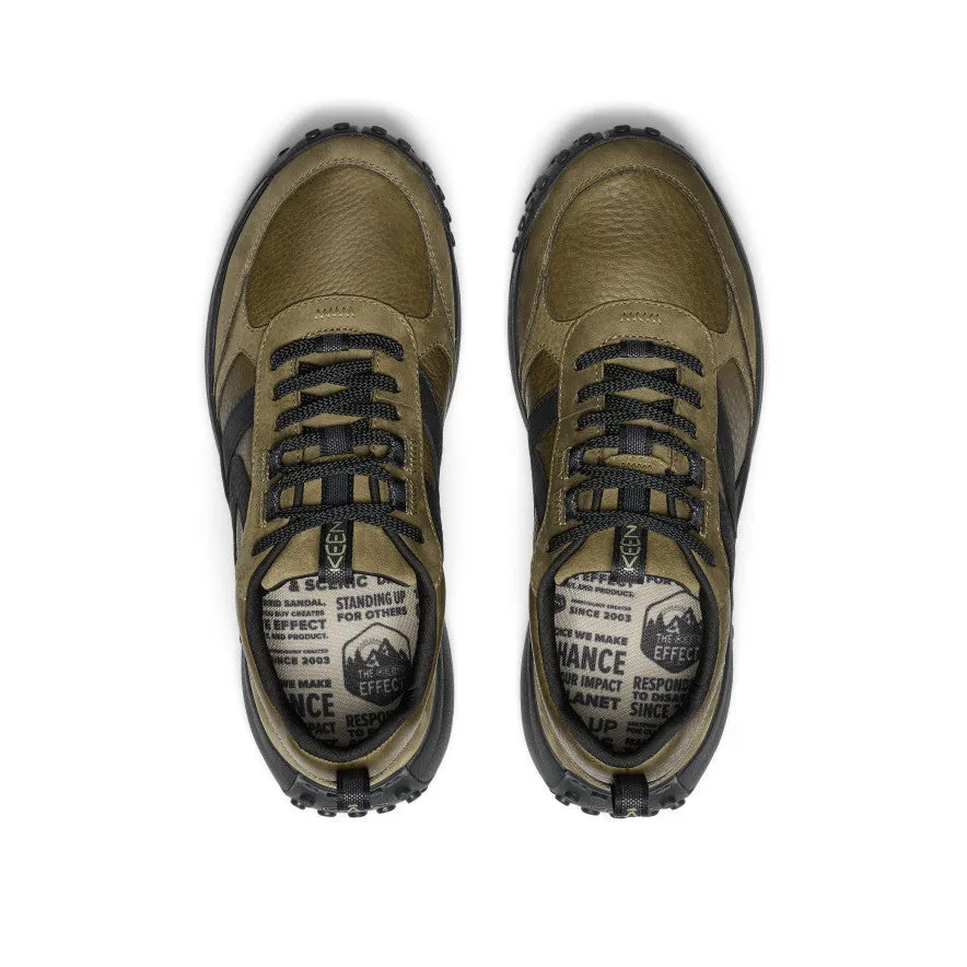 Men's KS86 Leather Sneaker | Dark Olive/Black sold by Keen product image thumbnail 4