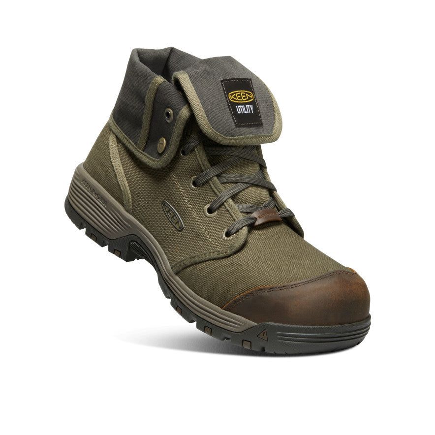 Men's Roswell Mid (Carbon-Fiber Toe) | Military Olive/Black Olive sold by Keen product image thumbnail 3