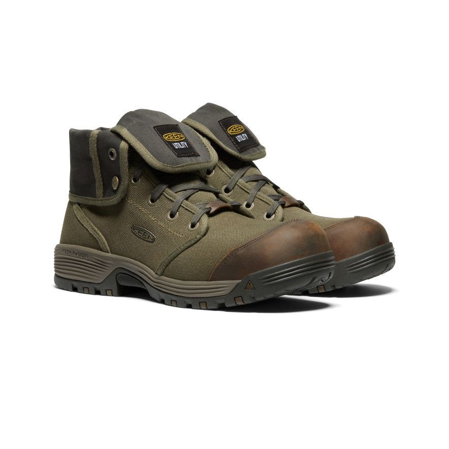 Men's Roswell Mid (Carbon-Fiber Toe) | Military Olive/Black Olive sold by Keen product image thumbnail 2