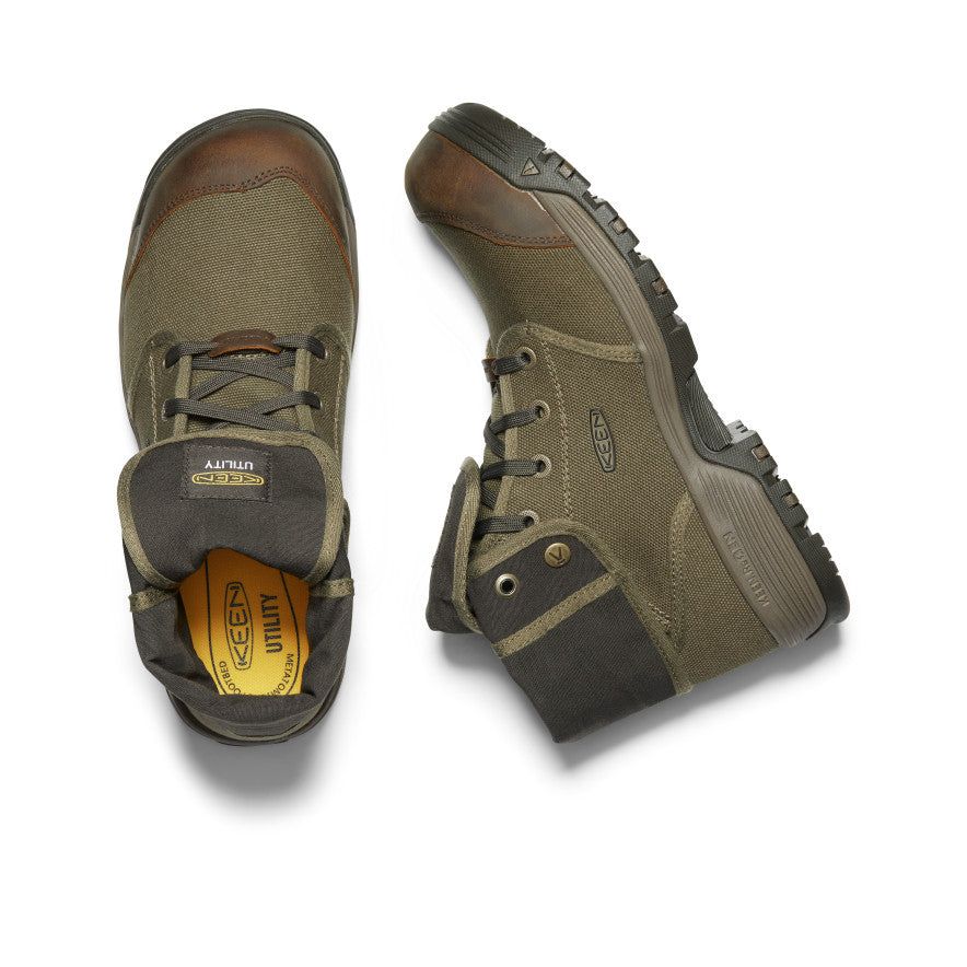 Men's Roswell Mid (Carbon-Fiber Toe) | Military Olive/Black Olive sold by Keen product image thumbnail 4