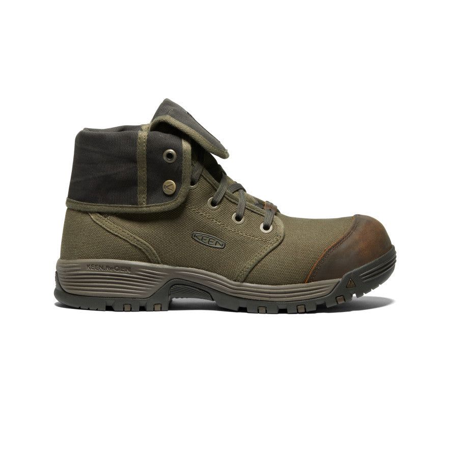 Men's Roswell Mid (Carbon-Fiber Toe) | Military Olive/Black Olive sold by Keen