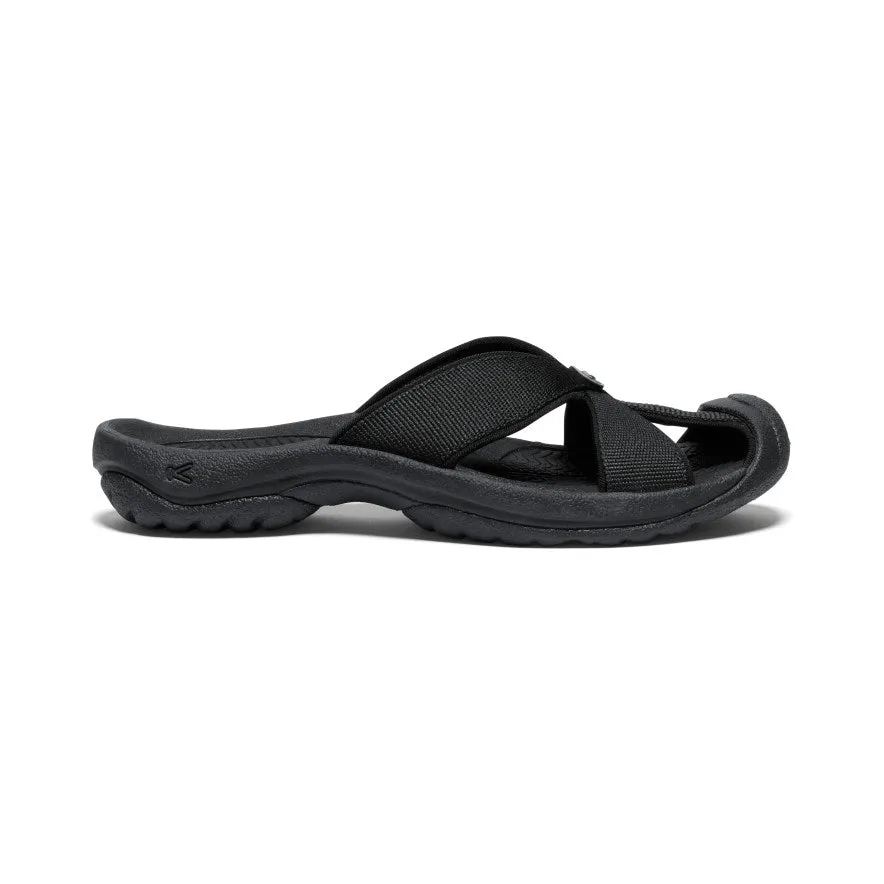 Women's Bali Slide Sandal | Black/Steel Grey sold by Keen