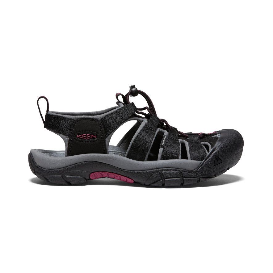 Women's Newport H2 | Black/Raspberry Wine sold by Keen
