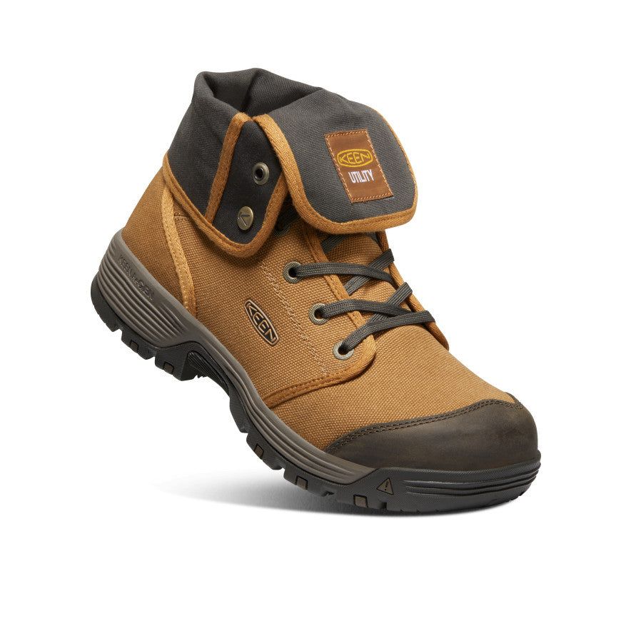 Men's Roswell Mid (Soft Toe) | Almond/Black Olive sold by Keen product image thumbnail 4