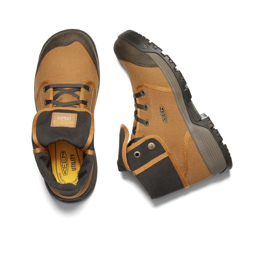 Men's Roswell Mid (Soft Toe) | Almond/Black Olive sold by Keen product image thumbnail 5