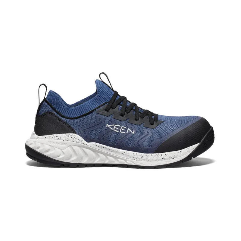 Men's Arvada Shift ESD Work Sneaker (Carbon Toe)  |  Vintage Indigo/Black sold by Keen