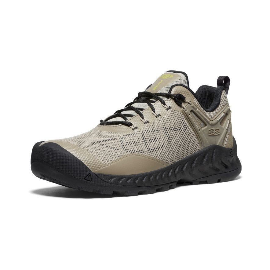 Men's NXIS EVO Waterproof Shoe | Plaza Taupe/Citronelle sold by Keen product image thumbnail 3