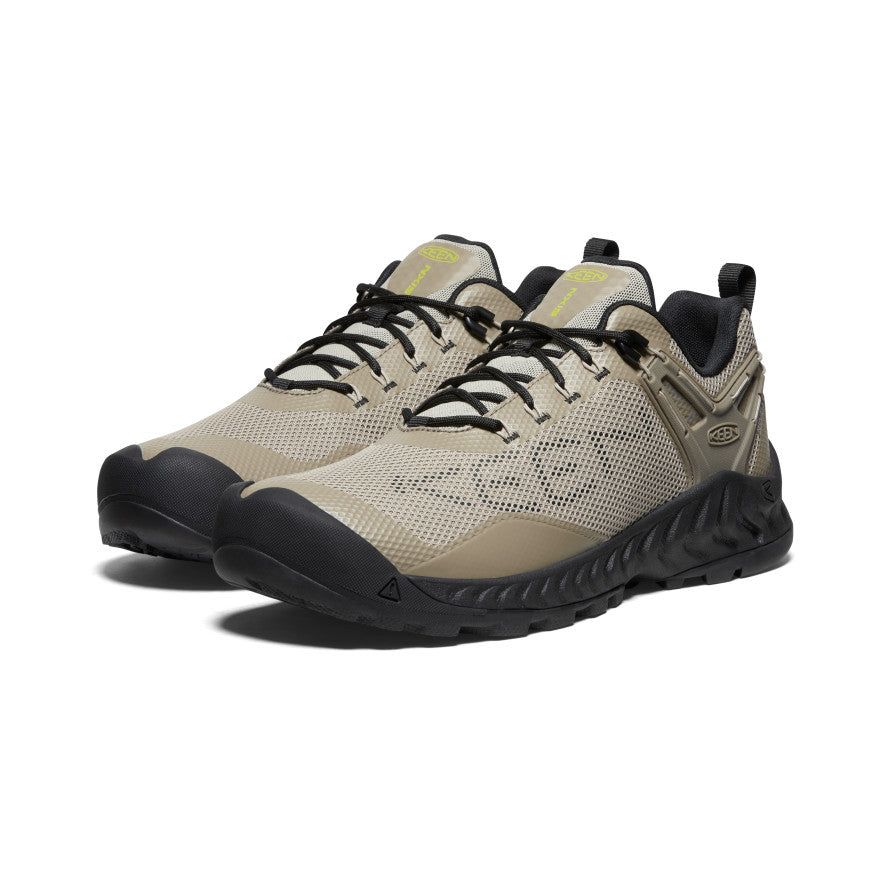 Men's NXIS EVO Waterproof Shoe | Plaza Taupe/Citronelle sold by Keen product image thumbnail 2