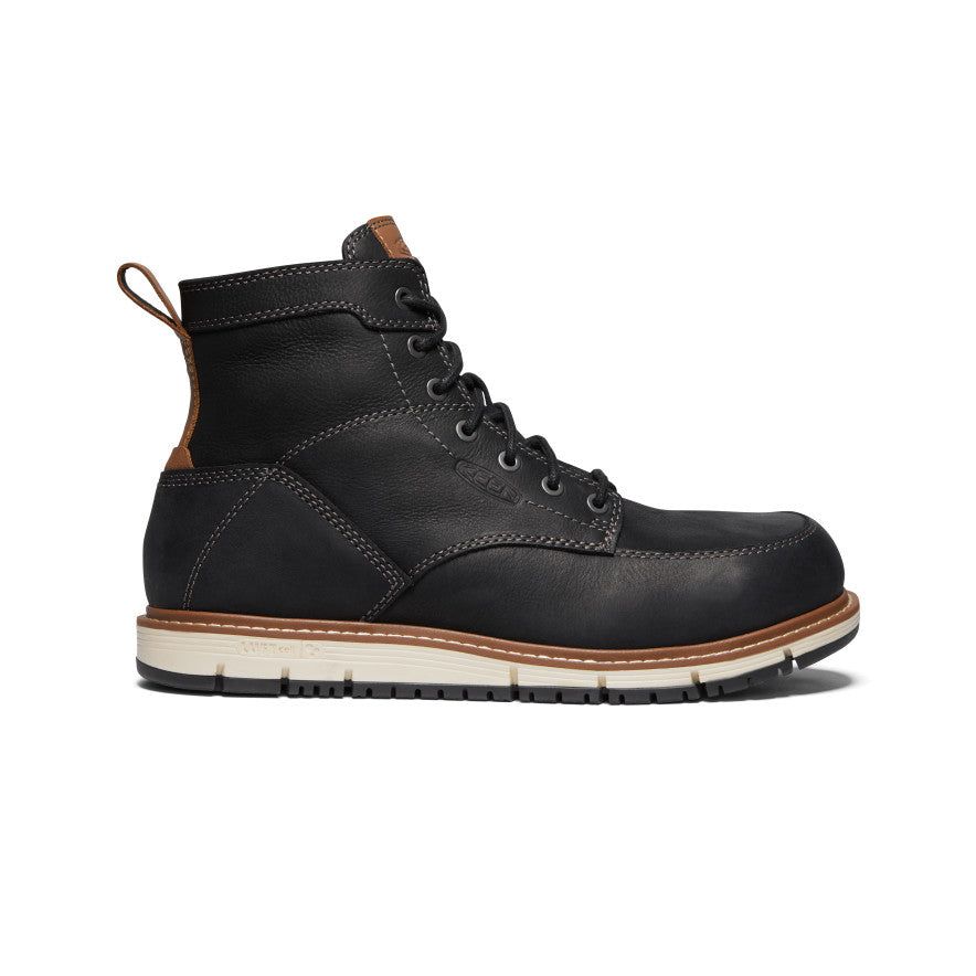 Men's CSA San Jose 6" (Aluminum Toe) | Black/Caramel Cafe sold by Keen