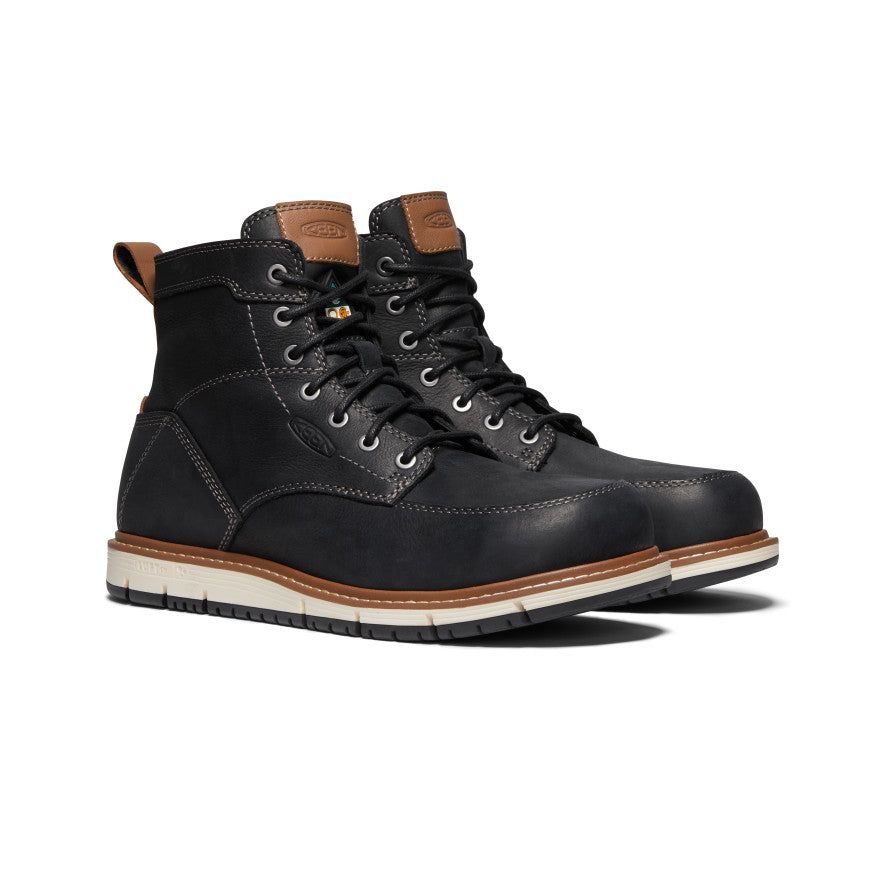 Men's CSA San Jose 6" (Aluminum Toe) | Black/Caramel Cafe sold by Keen product image thumbnail 2