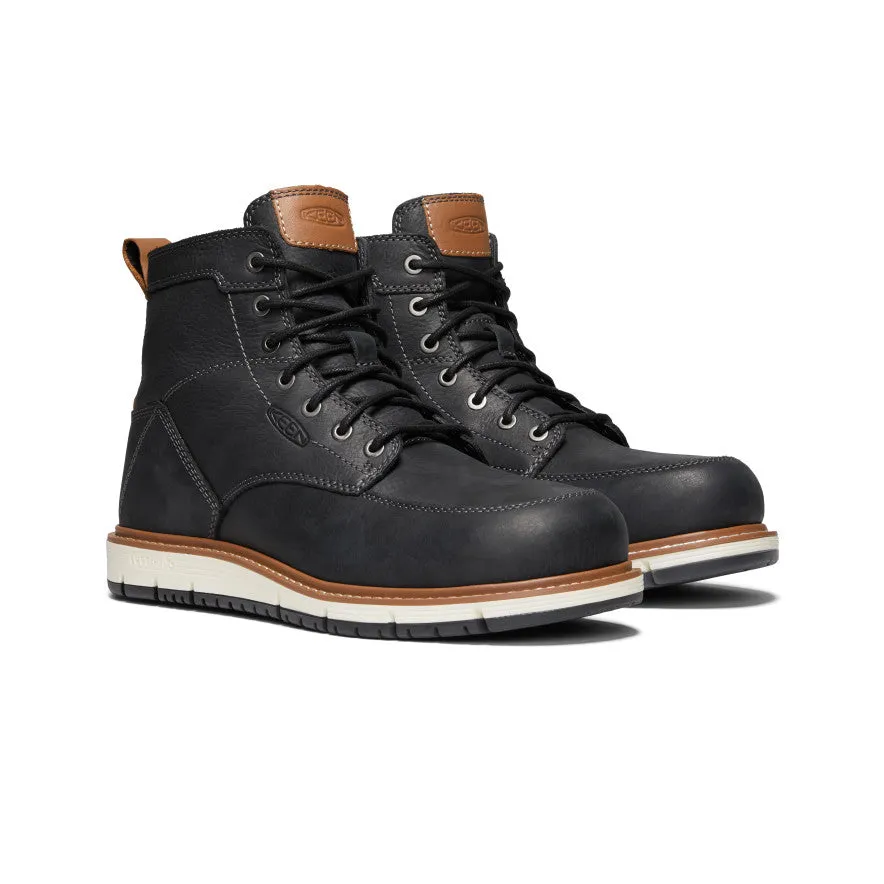 Men's San Jose 6" Boot (Aluminum Toe) | Black/Caramel Cafe sold by Keen product image thumbnail 2