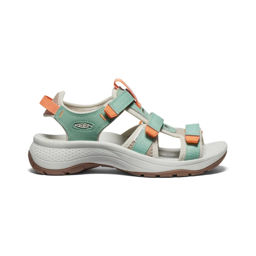 Women's Astoria West Open-Toe | Granite Green/Tangerine sold by Keen