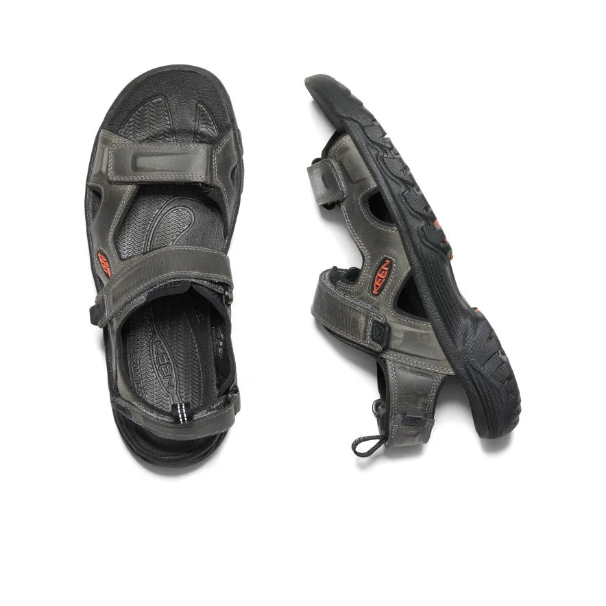 Men's Targhee III Open Toe Sandal | Grey/Black sold by Keen product image thumbnail 4