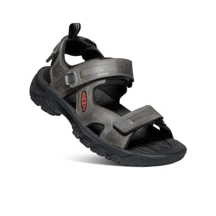 Men's Targhee III Open Toe Sandal | Grey/Black sold by Keen product image thumbnail 3