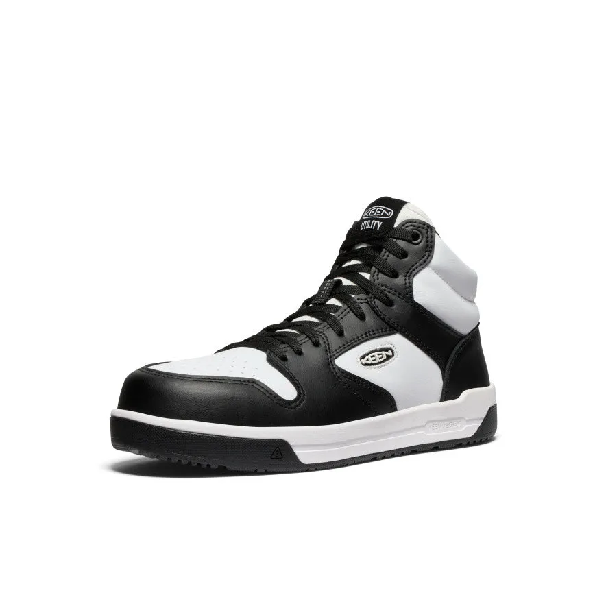 Men's Overton Mid Work Shoe (Carbon Toe) | Star White/Black sold by Keen product image thumbnail 3