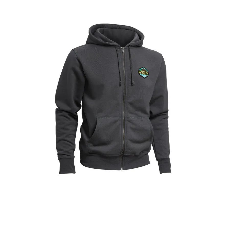Men's Badge Hoodie | Black sold by Keen