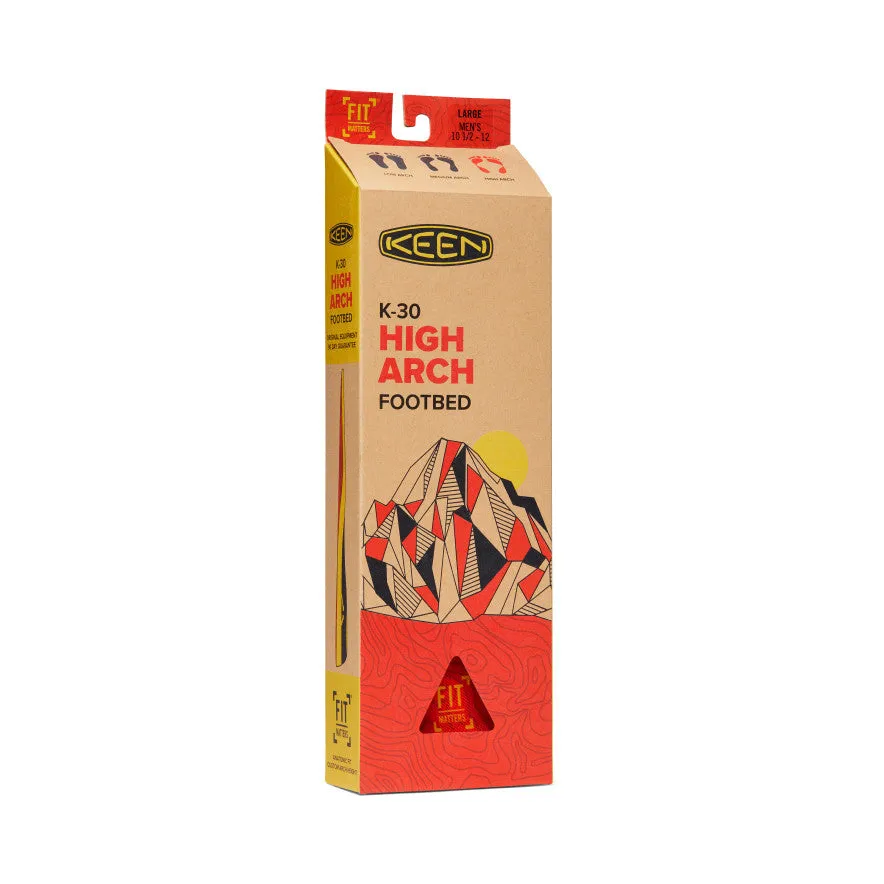 Men's Outdoor K-30 High Arch Insole | Red sold by Keen product image thumbnail 5