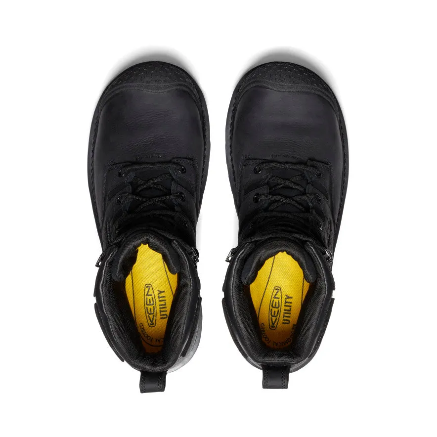 Men's Camden 6" Waterproof Boot (Carbon Toe) | Black/Black sold by Keen product image thumbnail 4