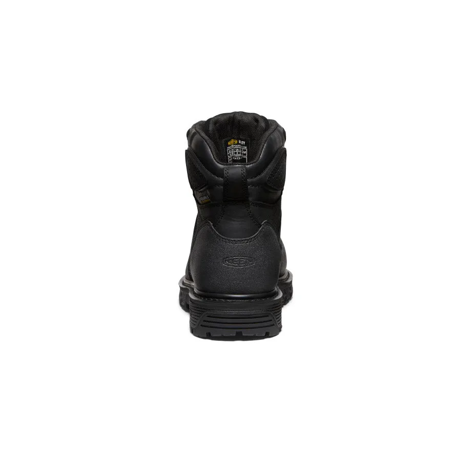 Men's Camden 6" Waterproof Boot (Carbon Toe) | Black/Black sold by Keen product image thumbnail 5