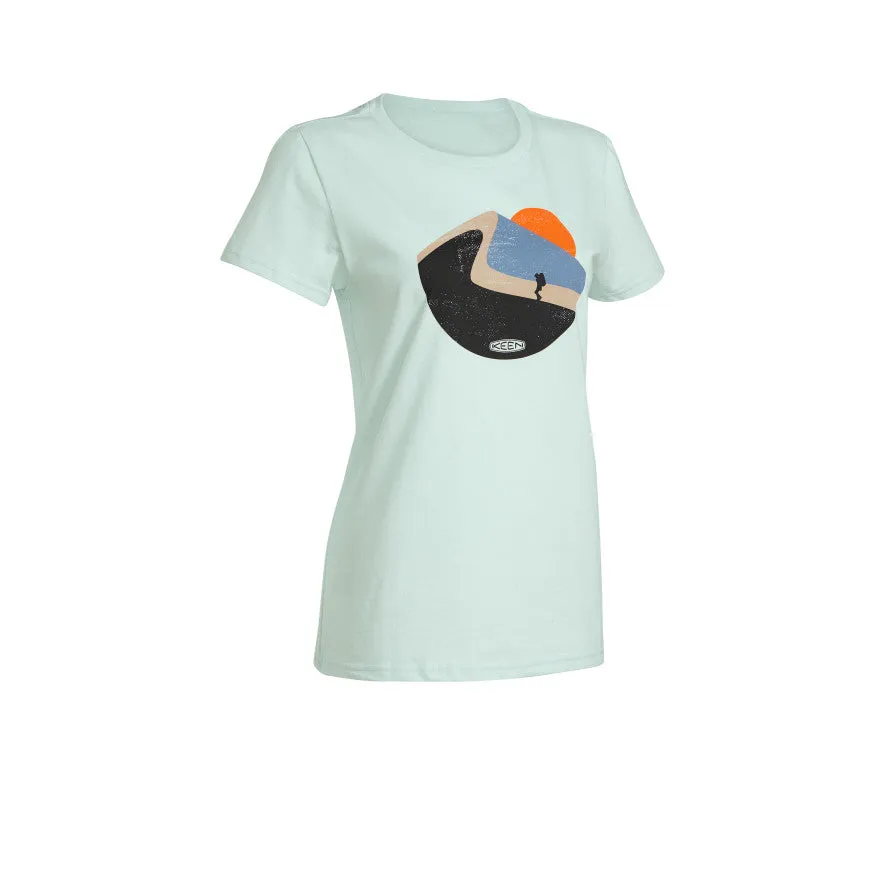Women's Hike More Tee | Whispering Blue sold by Keen