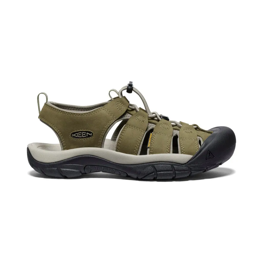 Men's Newport Leather Sandal | Martini Olive/Brindle sold by Keen