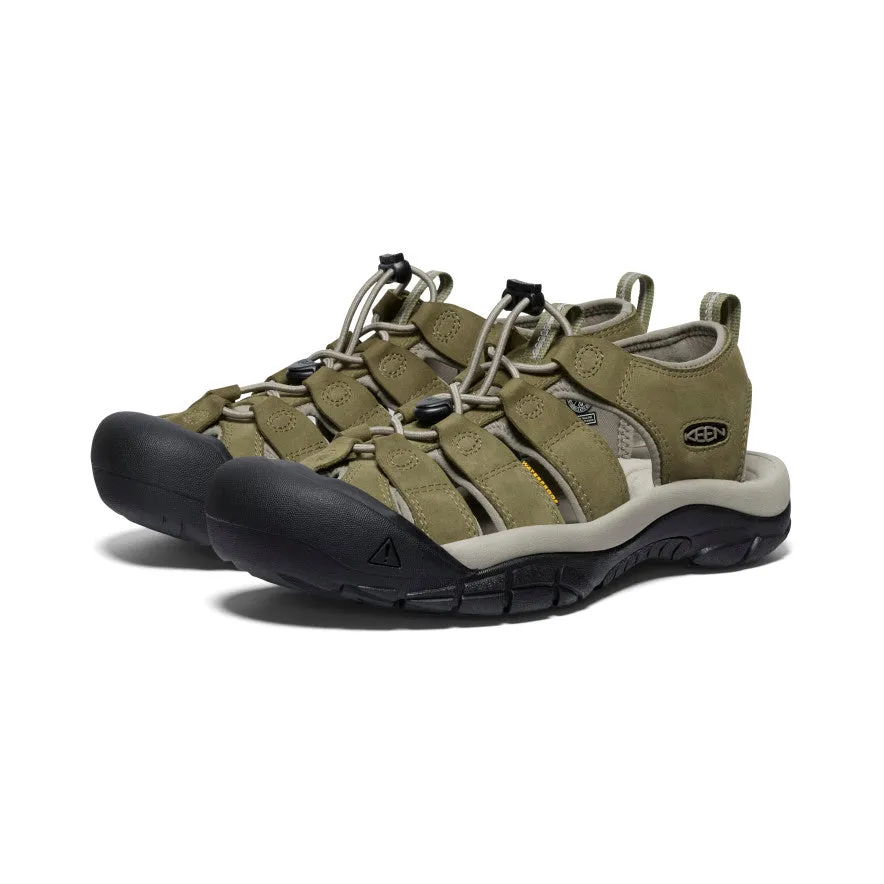 Men's Newport Leather Sandal | Martini Olive/Brindle sold by Keen product image thumbnail 2