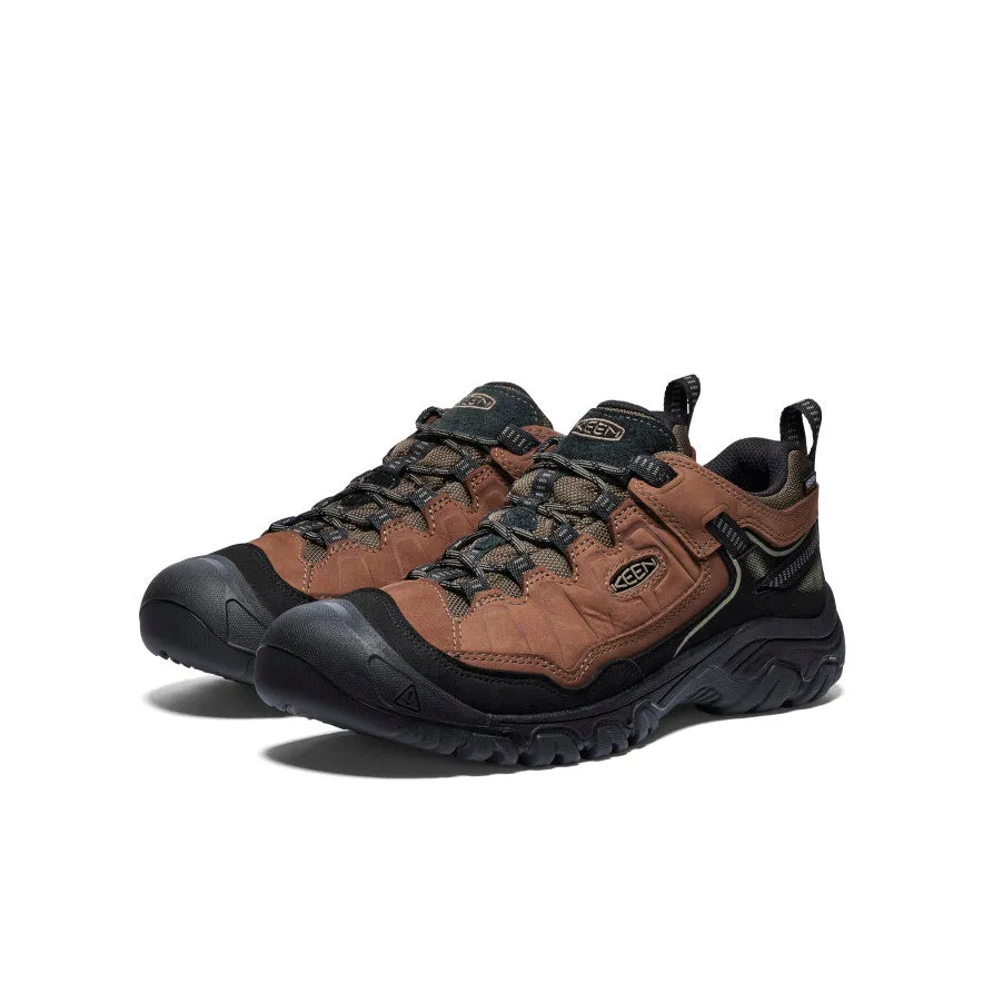 Men's Targhee IV Waterproof Hiking Shoe | Bison/Black sold by Keen product image thumbnail 2