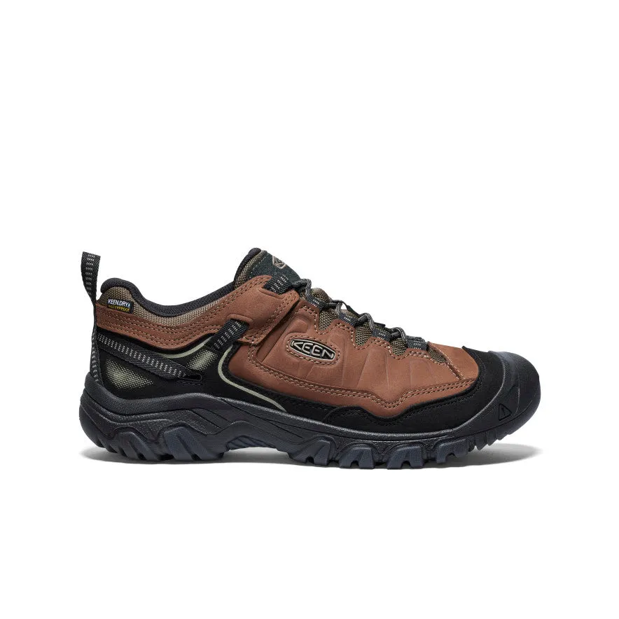 Men's Targhee IV Waterproof Hiking Shoe | Bison/Black sold by Keen