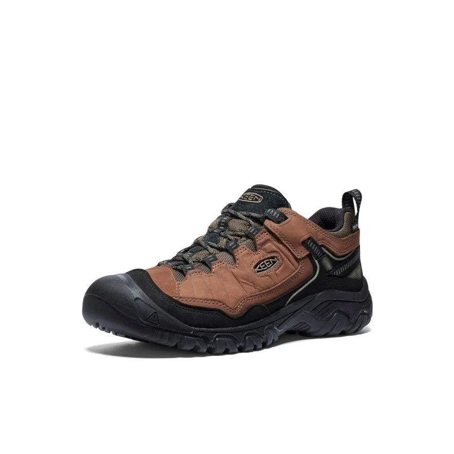 Men's Targhee IV Waterproof Hiking Shoe | Bison/Black sold by Keen product image thumbnail 3