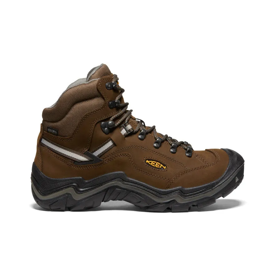 Men's Durand II Waterproof Boot Wide | Cascade Brown/Gargoyle sold by Keen