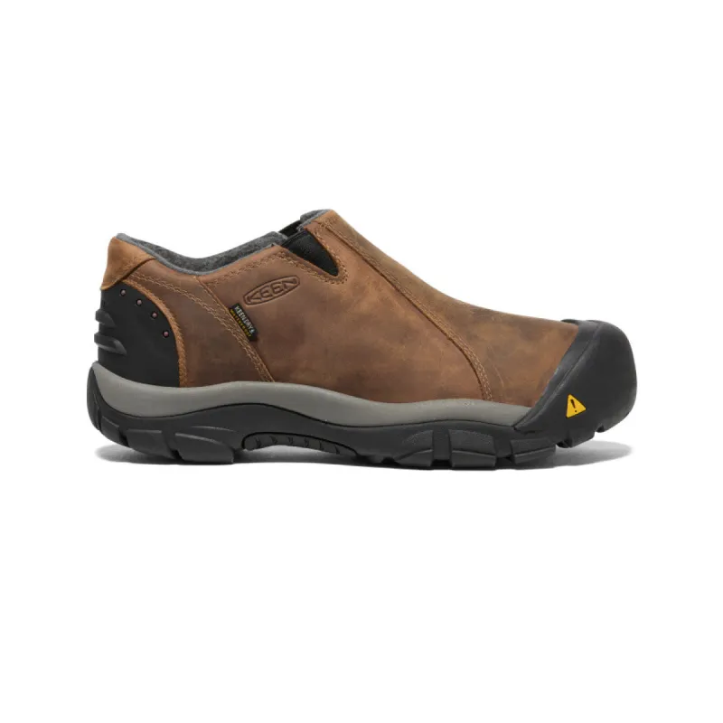 Men's Brixen Waterproof Low  |  Slate Black/Madder Brown sold by Keen