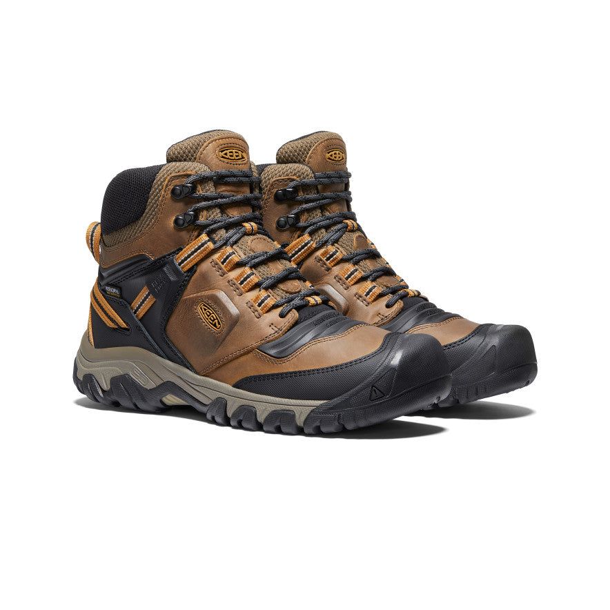 Men's Ridge Flex Waterproof Boot | Bison/Golden Brown sold by Keen product image thumbnail 2
