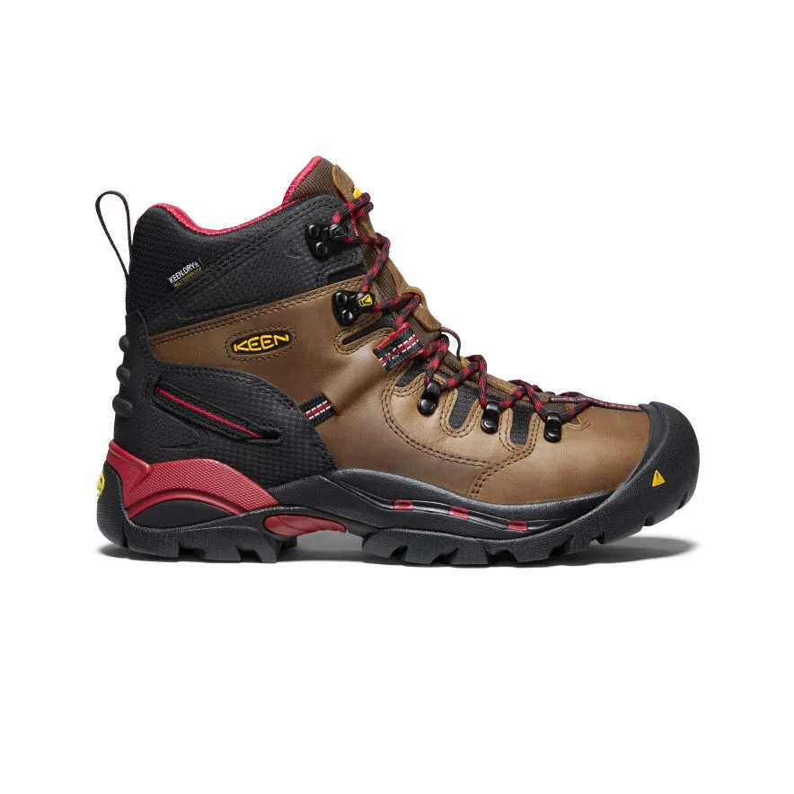 Men's Pittsburgh 6" Waterproof Boot (Steel Toe) | Bison sold by Keen