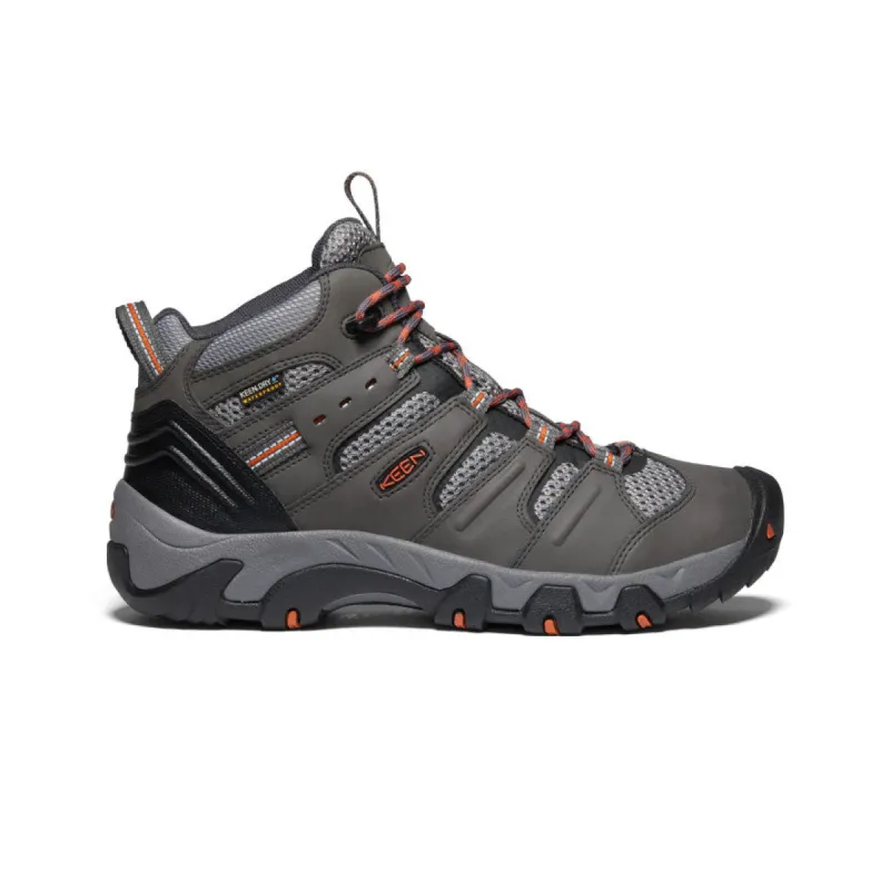 Men's Koven Waterproof Hiking Boot  |  Magnet/Fired Brick sold by Keen
