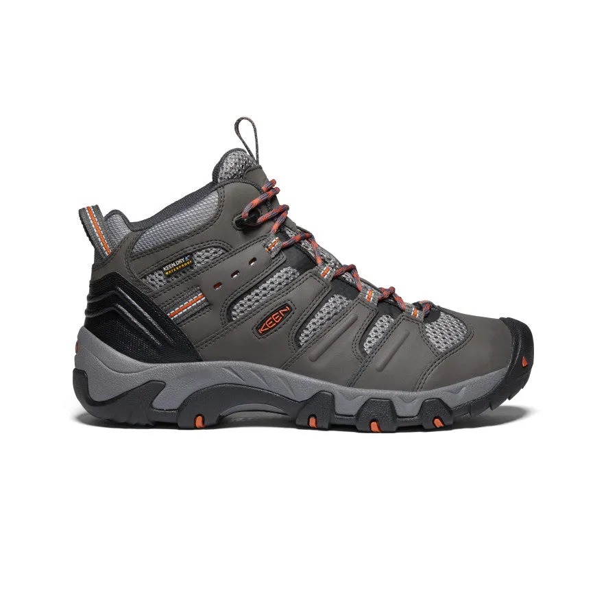 Men's Koven Waterproof Hiking Boot | Magnet/Fired Brick sold by Keen