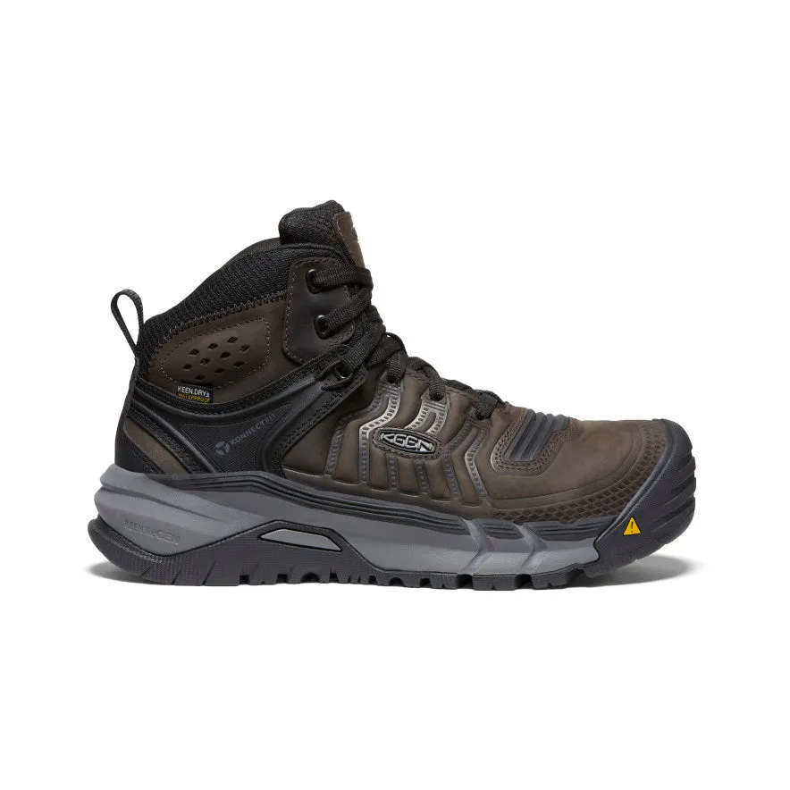 Men's Kansas City+ KBF Waterproof Mid (Soft Toe) | Coffee Bean/Black sold by Keen