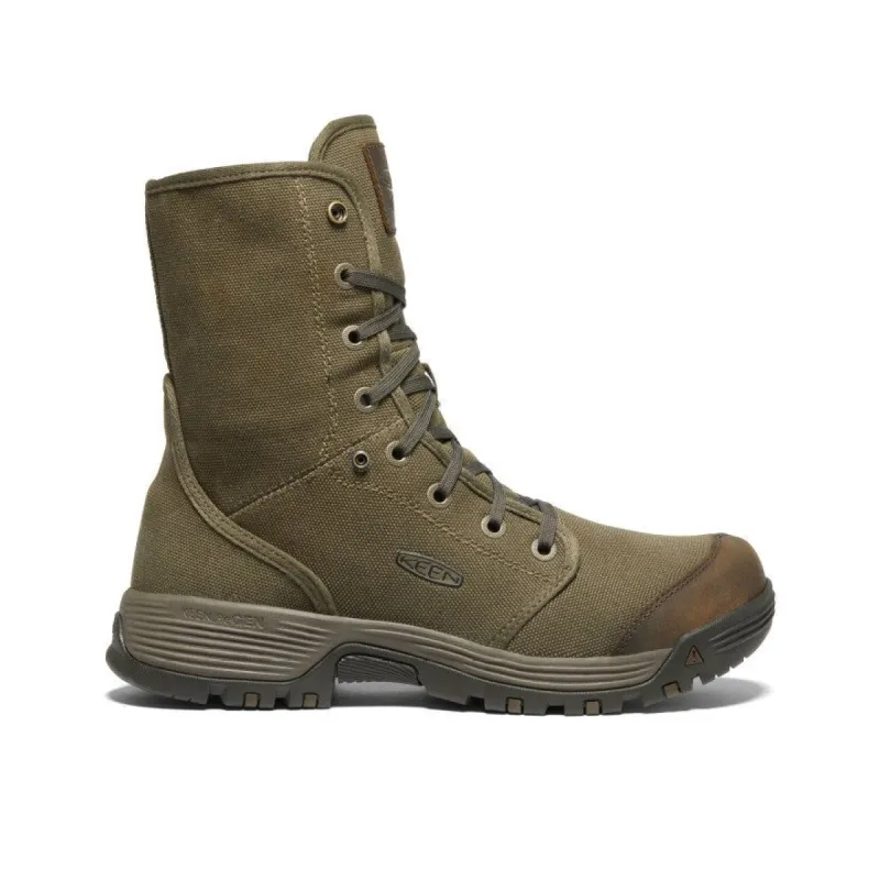 Men's Roswell Mid (Soft Toe)  |  Military Olive/Black Olive sold by Keen