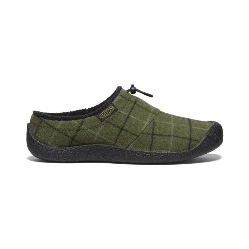 Men's Howser III Slide  |  Dark Olive Plaid sold by Keen
