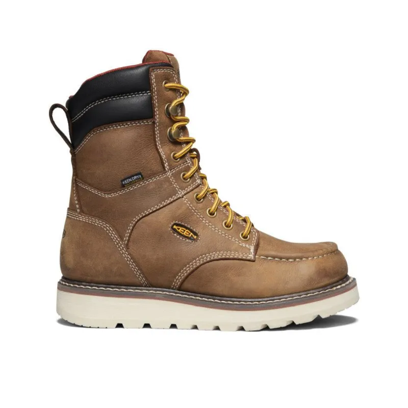 Women's Cincinnati 8" Waterproof Boot (Soft Toe) | Belgian/Sandshell sold by Keen