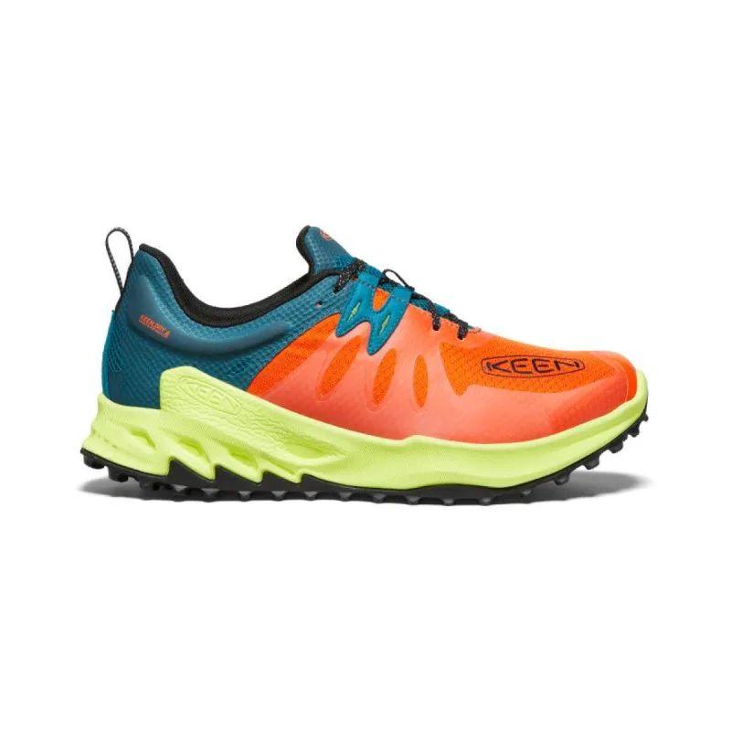Men's Zionic Waterproof Hiking Shoe  |  Scarlet Ibis/Deep Lagoon sold by Keen