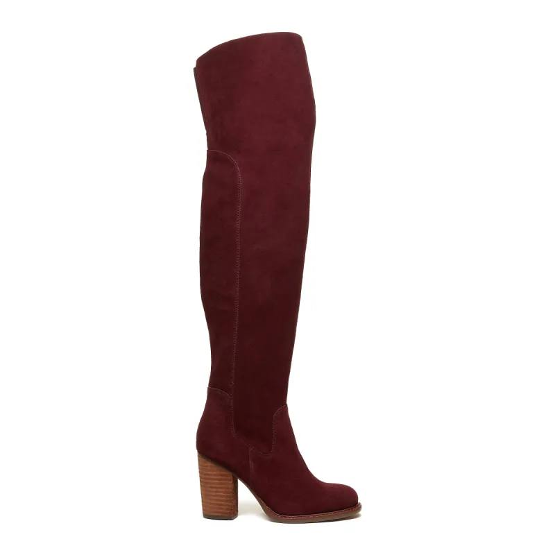 Logan Garnet Over The Knee Boots sold by Kelsi Dagger