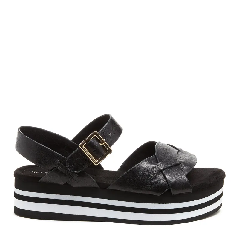 Breeze Black Platform Sandals sold by Kelsi Dagger