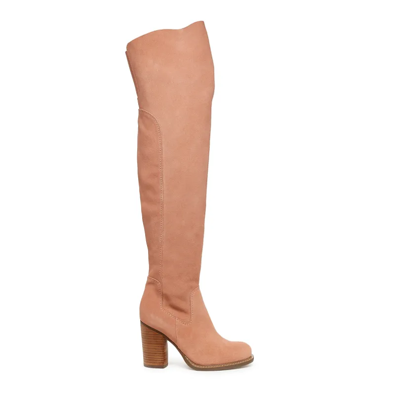 Logan Pink Over The Knee Boots sold by Kelsi Dagger