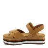 Breeze Tan Tricolor Platform Sandals sold by Kelsi Dagger