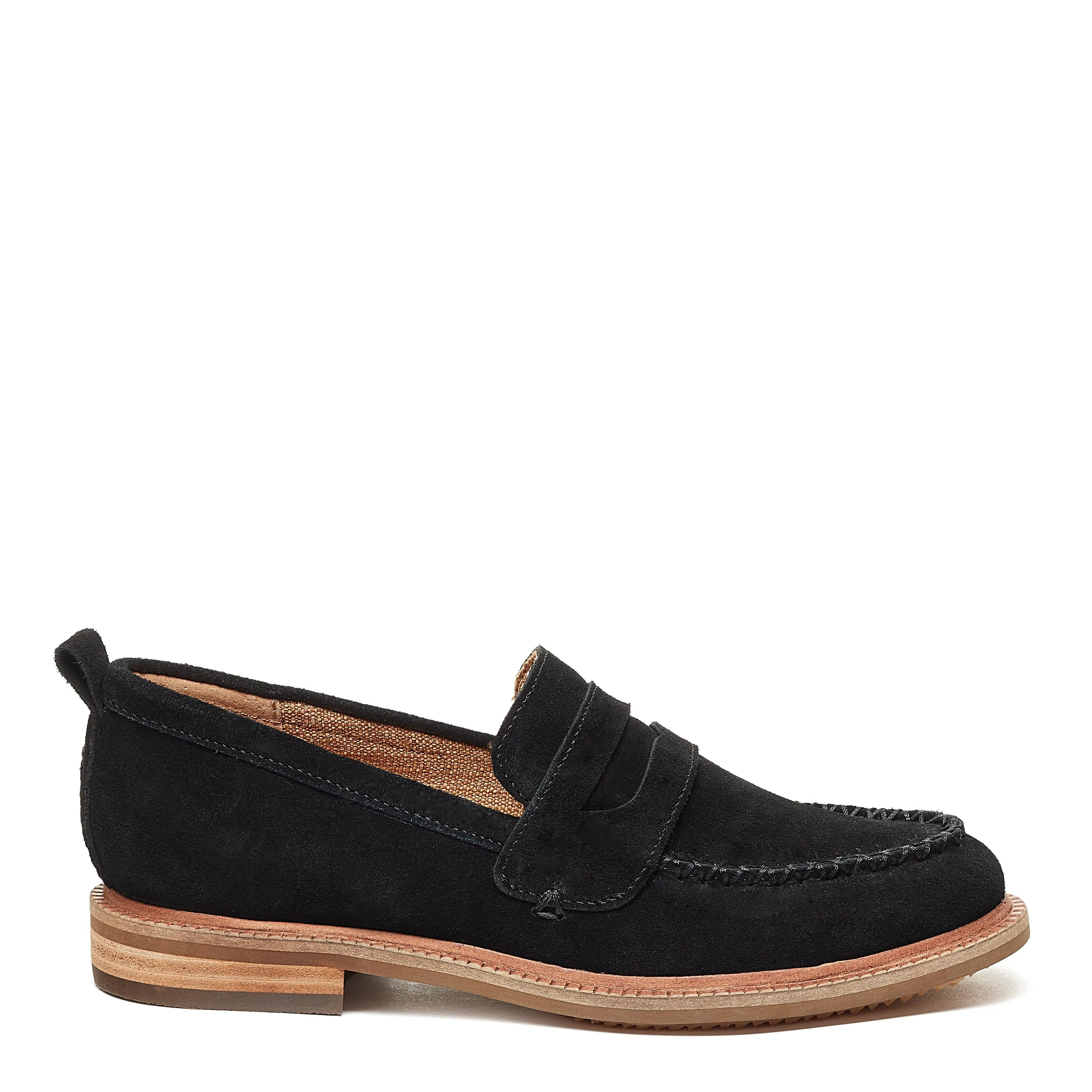 Lens Black Suede Loafers sold by Kelsi Dagger